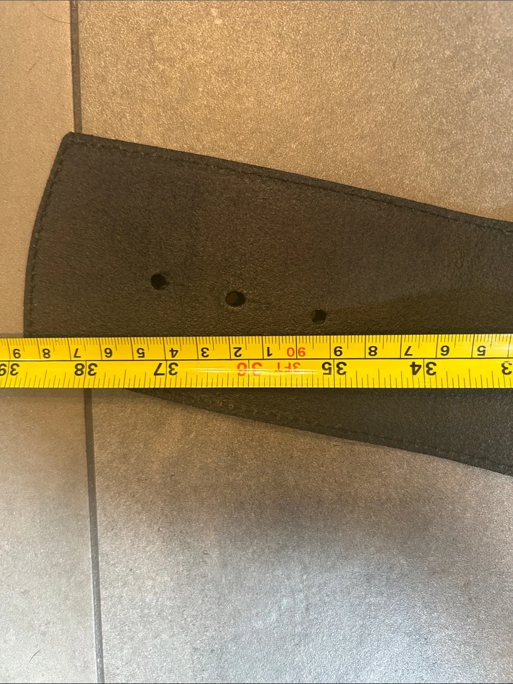 Brave Black Leather Belt